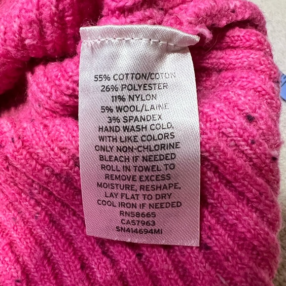 something navy pink ribbed sweater size xxs - Picture 6 of 6